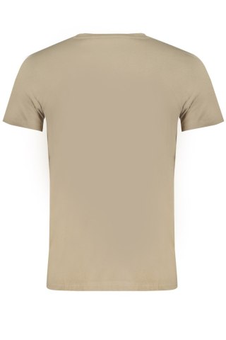 NORWEGIA 1963 BEŻOWA MĘSKA KOSZULKA Z KRÓTKIM RĘKAWEM (Beige)