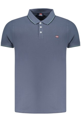NORWEGIA 1963 MĘSKA KOSZULKA POLO Z KRÓTKIM RĘKAWEM NIEBIESKA (Blu)