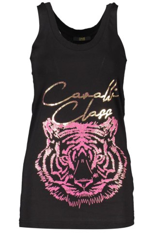 CAVALLI CLASS DAMSKI TANK TOP CZARNY (Nero)