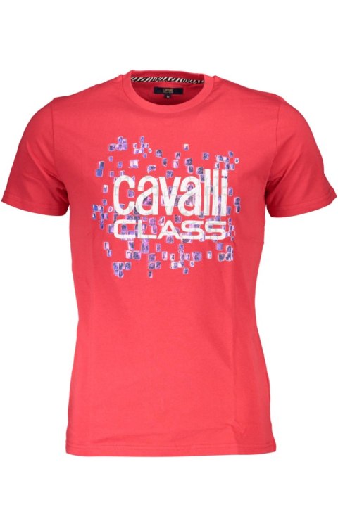KOSZULKA CAVALLI CLASS Z KRÓTKIM RĘKAWEM MĘSKA CZERWONA (Rosso) KOSZULKA CAVALLI CLASS Z KRÓTKIM RĘKAWEM MĘSKA CZERWONA (Rosso)