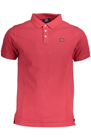 NORWEGIA 1963 MĘSKA KOSZULKA POLO Z KRÓTKIM RĘKAWEM CZERWONA (Rosso)