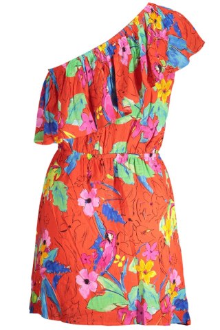 DESIGUAL CZERWONA KRÓTKA SUKIENKA DLA KOBIET (Rosso)