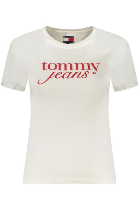 TOMMY HILFIGER KOSZULKA Z KRÓTKIM RĘKAWEM DAMSKA BIAŁA (Bianco) TOMMY HILFIGER KOSZULKA Z KRÓTKIM RĘKAWEM DAMSKA BIAŁA (Bianco)