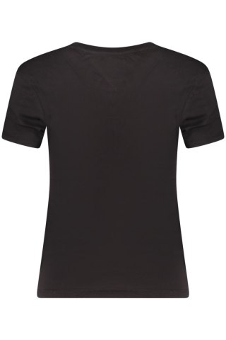 TOMMY HILFIGER KOSZULKA Z KRÓTKIM RĘKAWEM DAMSKA CZARNA (Nero)