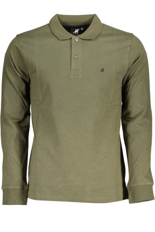 US GRAND POLO POLO Z DŁUGIM RĘKAWEM MĘSKIE ZIELONE (Verde)