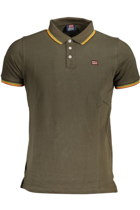 NORWEGIA 1963 MĘSKA KOSZULKA POLO Z KRÓTKIM RĘKAWEM ZIELONA (Verde) NORWEGIA 1963 MĘSKA KOSZULKA POLO Z KRÓTKIM RĘKAWEM ZIELONA (Verde)