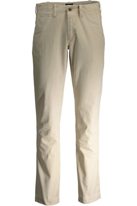 BEŻOWE SPODNIE MĘSKIE GANT (Beige) BEŻOWE SPODNIE MĘSKIE GANT (Beige)