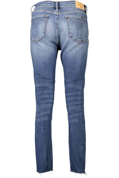 CALVIN KLEIN JEANS DENIM DAMSKI NIEBIESKI (Blu)