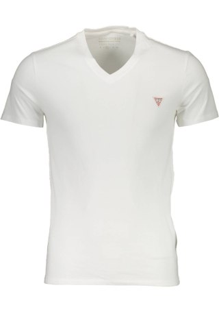 GUESS JEANS MĘSKI T-SHIRT Z KRÓTKIM RĘKAWEM BIAŁY (Bianco)