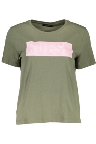 GUESS JEANS T-SHIRT Z KRÓTKIM RĘKAWEM ZIELONY (Verde)