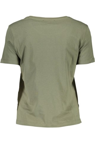 GUESS JEANS T-SHIRT Z KRÓTKIM RĘKAWEM ZIELONY (Verde)