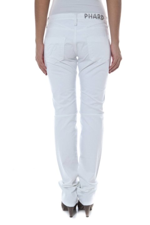 SPODNIE PHARD BIAŁE DAMSKIE (Bianco) SPODNIE PHARD BIAŁE DAMSKIE (Bianco)