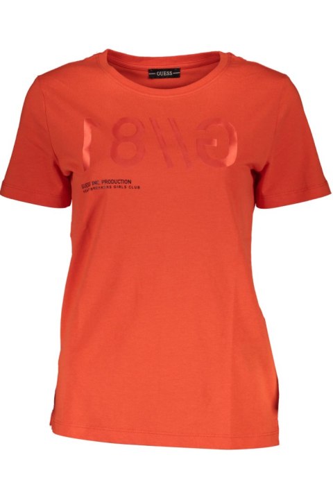 T-SHIRT Z KRÓTKIM RĘKAWEM GUESS JEANS CZERWONY (Rosso) T-SHIRT Z KRÓTKIM RĘKAWEM GUESS JEANS CZERWONY (Rosso)