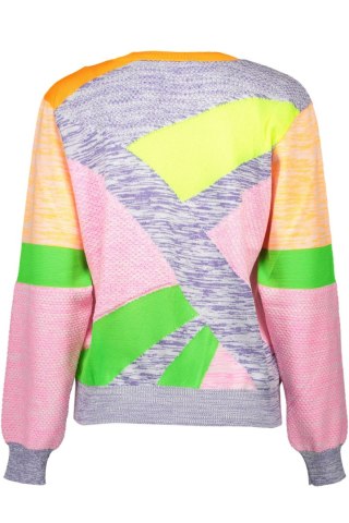 WIELOKOLOROWY SWETER LOVE MOSCHINO (Multicolore)