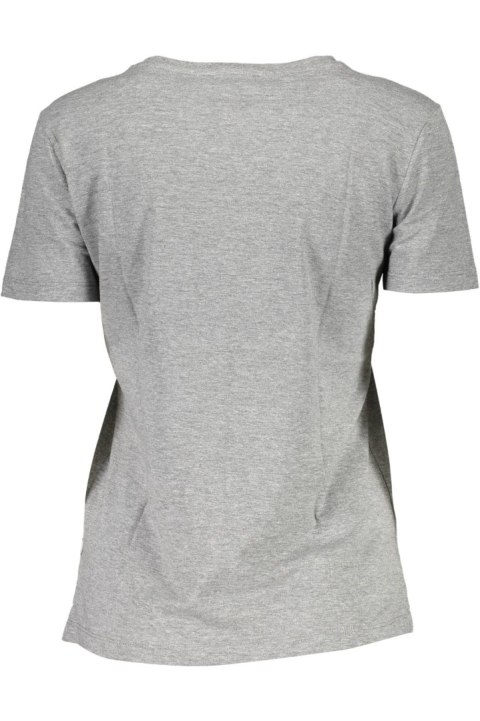 GUESS JEANS T-SHIRT Z KRÓTKIM RĘKAWEM DAMSKI SZARY (Grigio)