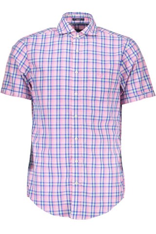 KOSZULA Z KRÓTKIM RĘKAWEM GANT RÓŻOWA (Rosa)