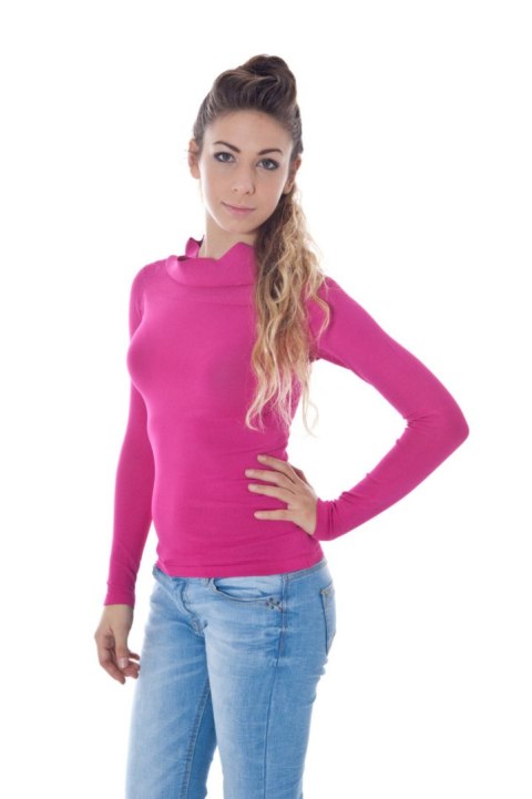 RÓŻOWY SWETER DAMSKI W RÓŻ (Rosa) RÓŻOWY SWETER DAMSKI W RÓŻ (Rosa)
