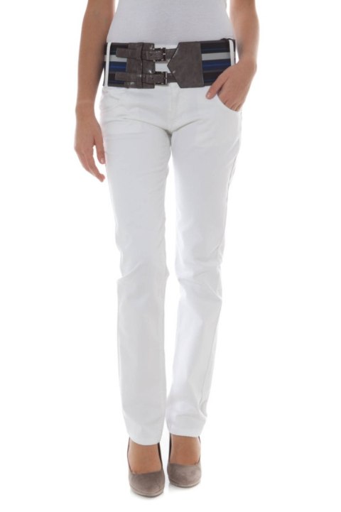 SPODNIE PHARD BIAŁE DAMSKIE (Bianco) SPODNIE PHARD BIAŁE DAMSKIE (Bianco)