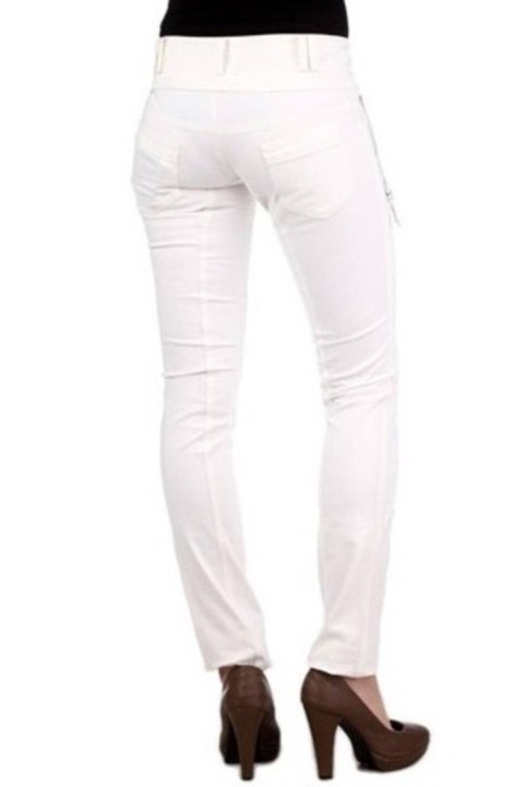 SPODNIE PHARD BIAŁE DAMSKIE (Bianco) SPODNIE PHARD BIAŁE DAMSKIE (Bianco)