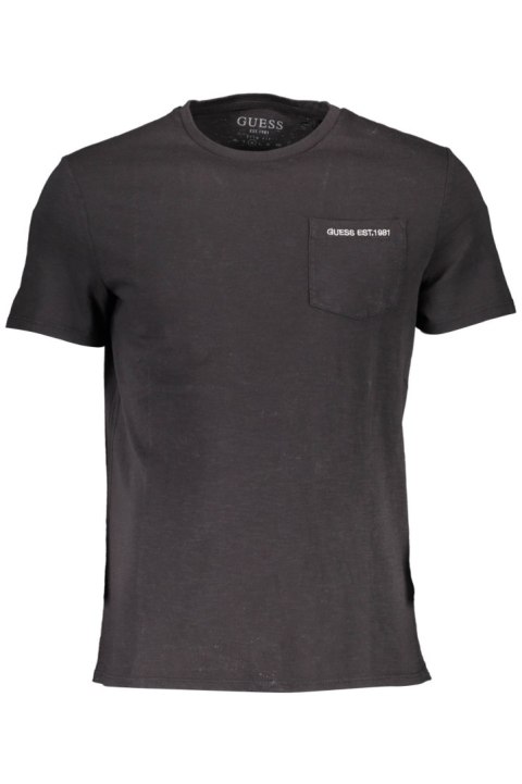 T-SHIRT MĘSKI Z KRÓTKIM RĘKAWEM GUESS JEANS CZARNY (Nero) T-SHIRT MĘSKI Z KRÓTKIM RĘKAWEM GUESS JEANS CZARNY (Nero)