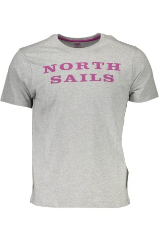 T-SHIRT MĘSKI Z KRÓTKIM RĘKAWEM NORTH SAILS SZARY (Grigio)
