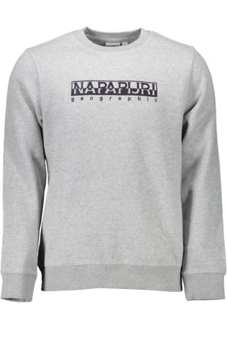 BLUZA NAPAPIJRI BEZ ZAMKA MĘSKA SZARA (Grigio)