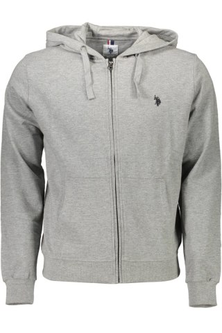BLUZA US POLO Z ZAMKIEM MĘSKA SZARA (Grigio)