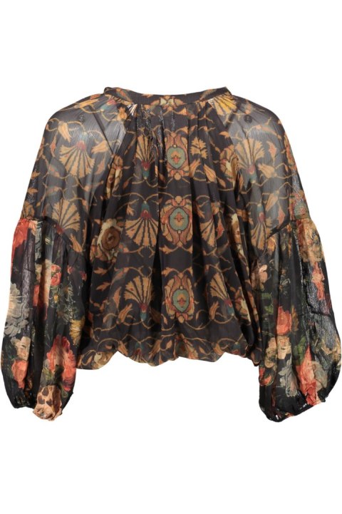DESIGUAL KOSZULA Z DŁUGIM RĘKAWEM CZARNY CZARNY (Nero)