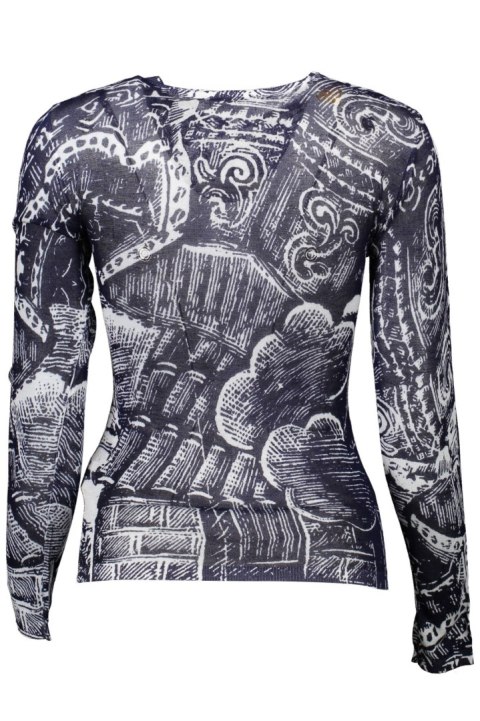 DESIGUAL NIEBIESKI SWETER DAMSKI (Blu) DESIGUAL NIEBIESKI SWETER DAMSKI (Blu)