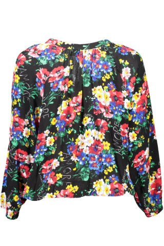 DESIGUAL T-SHIRT Z DŁUGIM RĘKAWEM DAMSKI CZARNY (Nero)