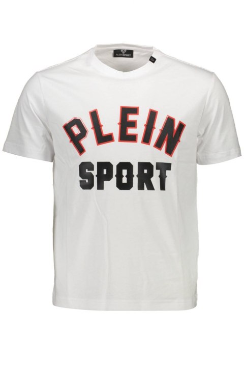 PLEIN SPORT BIAŁA MĘSKA KOSZULKA Z KRÓTKIM RĘKAWEM (Bianco) PLEIN SPORT BIAŁA MĘSKA KOSZULKA Z KRÓTKIM RĘKAWEM (Bianco)