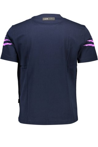 PLEIN SPORT MĘSKA KOSZULKA Z KRÓTKIM RĘKAWEM NIEBIESKA (Blu)