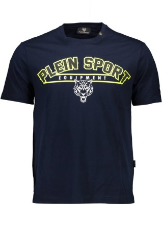 PLEIN SPORT MĘSKA KOSZULKA Z KRÓTKIM RĘKAWEM NIEBIESKA (Blu)