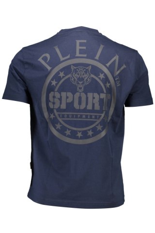 PLEIN SPORT MĘSKA KOSZULKA Z KRÓTKIM RĘKAWEM NIEBIESKA (Blu)