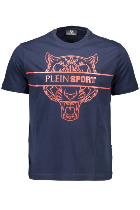 PLEIN SPORT MĘSKA KOSZULKA Z KRÓTKIM RĘKAWEM NIEBIESKA (Blu) PLEIN SPORT MĘSKA KOSZULKA Z KRÓTKIM RĘKAWEM NIEBIESKA (Blu)