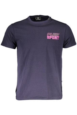 PLEIN SPORT MĘSKA KOSZULKA Z KRÓTKIM RĘKAWEM NIEBIESKA (Blu)