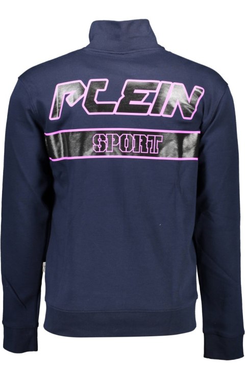 PLEIN SPORT MĘSKA NIEBIESKA BLUZA Z ZAMKIEM (Blu) PLEIN SPORT MĘSKA NIEBIESKA BLUZA Z ZAMKIEM (Blu)