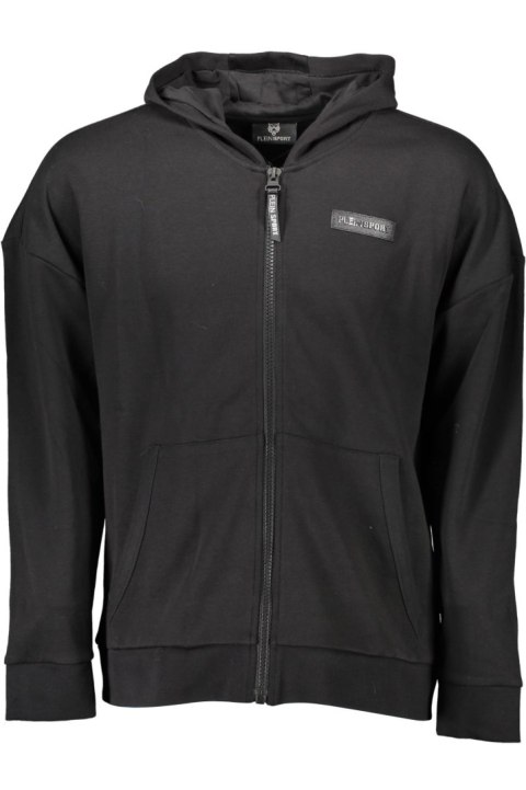 SPORTOWA BLUZA PLEIN Z ZAMKIEM MĘSKA CZARNA (Nero)