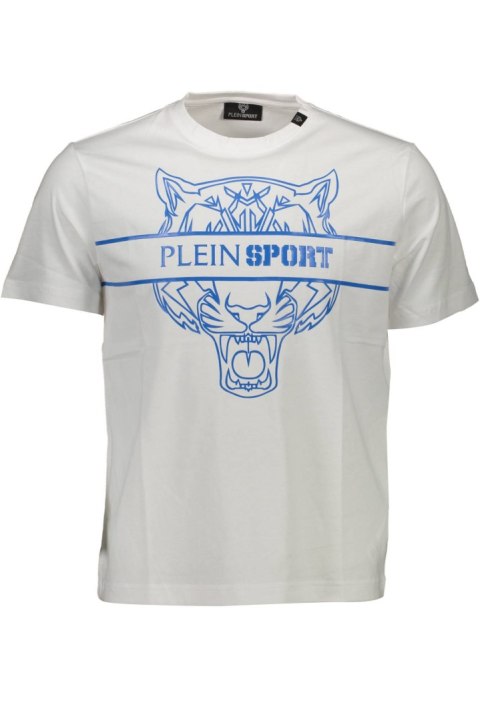 T-SHIRT MĘSKI Z KRÓTKIM RĘKAWEM PLEIN SPORT BIAŁY (Bianco) T-SHIRT MĘSKI Z KRÓTKIM RĘKAWEM PLEIN SPORT BIAŁY (Bianco)