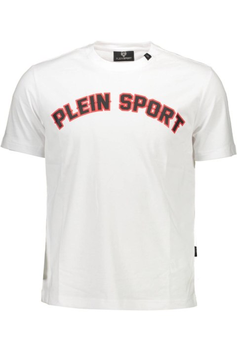 T-SHIRT MĘSKI Z KRÓTKIM RĘKAWEM PLEIN SPORT BIAŁY (Bianco) T-SHIRT MĘSKI Z KRÓTKIM RĘKAWEM PLEIN SPORT BIAŁY (Bianco)