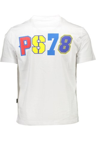 T-SHIRT MĘSKI Z KRÓTKIM RĘKAWEM PLEIN SPORT BIAŁY (Bianco)