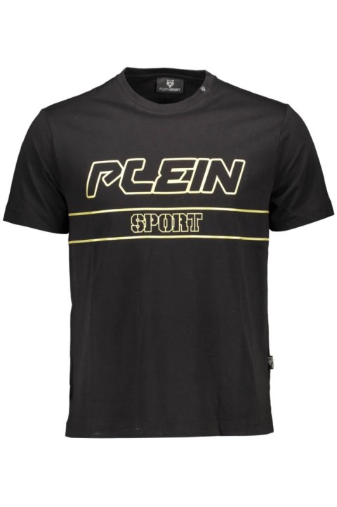 T-SHIRT MĘSKI Z KRÓTKIM RĘKAWEM PLEIN SPORT CZARNY (Nero) T-SHIRT MĘSKI Z KRÓTKIM RĘKAWEM PLEIN SPORT CZARNY (Nero)