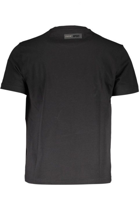 T-SHIRT MĘSKI Z KRÓTKIM RĘKAWEM PLEIN SPORT CZARNY (Nero) T-SHIRT MĘSKI Z KRÓTKIM RĘKAWEM PLEIN SPORT CZARNY (Nero)