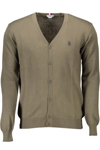 ZIELONY MĘSKI KARDIGAN US POLO (Verde)