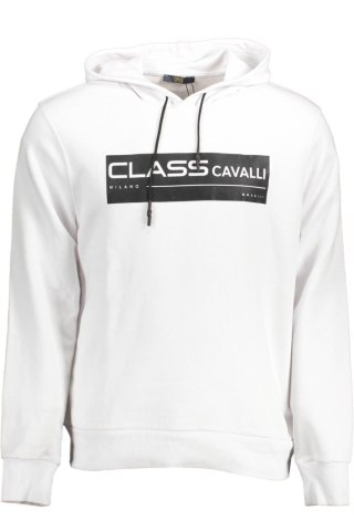BLUZA KLASA CAVALLI BEZ ZAMKA MĘSKA BIAŁA (Bianco)