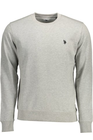 BLUZA US POLO BEZ ZAMKA MĘSKA SZARA (Grigio)