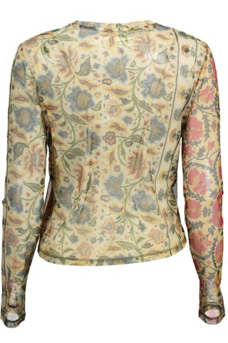 DESIGUAL T-SHIRT Z DŁUGIM RĘKAWEM DAMSKI BEŻOWY (Beige)