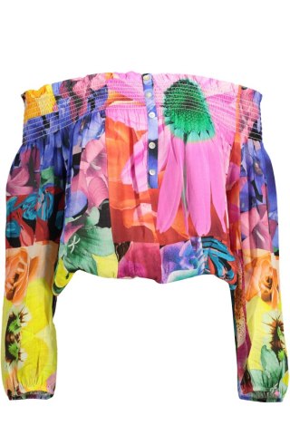 DESIGUAL T-SHIRT Z DŁUGIM RĘKAWEM RÓŻOWY (Rosa)