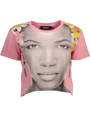DESIGUAL T-SHIRT Z KRÓTKIM RĘKAWEM RÓŻOWY (Rosa)