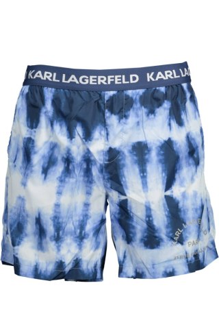 KARL LAGERFELD BEACHWEAR CZĘŚĆ KĄPIELOWA POD MĘŻCZYZNA NIEBIESKA (Azzurro)